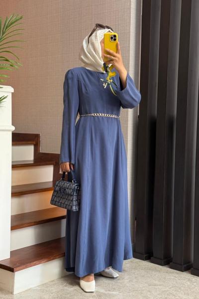 Mirage Elbise İndigo